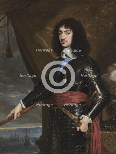 Portrait of King Charles II of England, 1653. Creator: Philippe de Champaigne (French, 1602-1674).