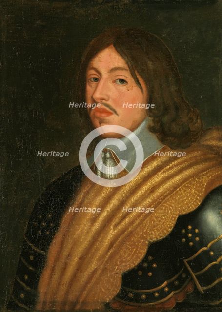 Portrait of King Charles X Gustav of Sweden (1622-1660), c. 1650-1660. Creator: Beck, David (1621-1656).