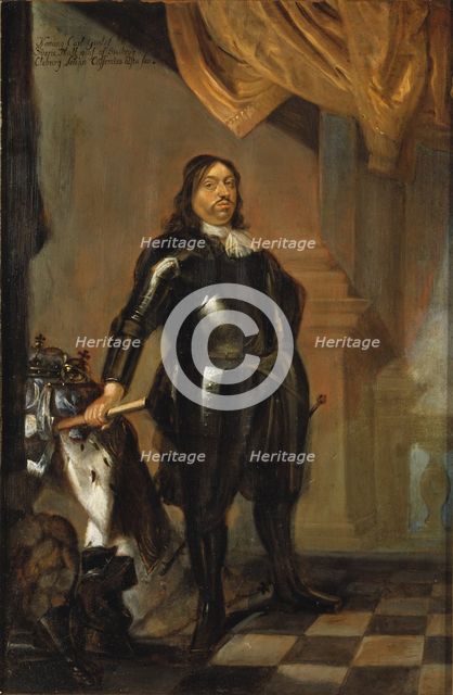 Portrait of King Charles X Gustav of Sweden (1622-1660), Mid of 17th cen..