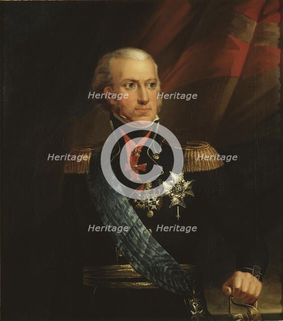 Portrait of King Charles XIII of Sweden (1748-1818).