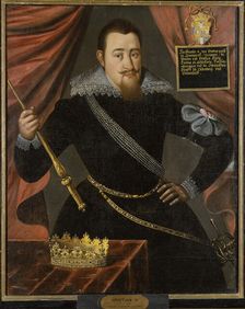 Portrait of King Christian IV of Denmark (1577-1648) . Creator: Anonymous