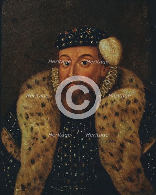 Portrait of King Eric XIV of Sweden (1533-1577).