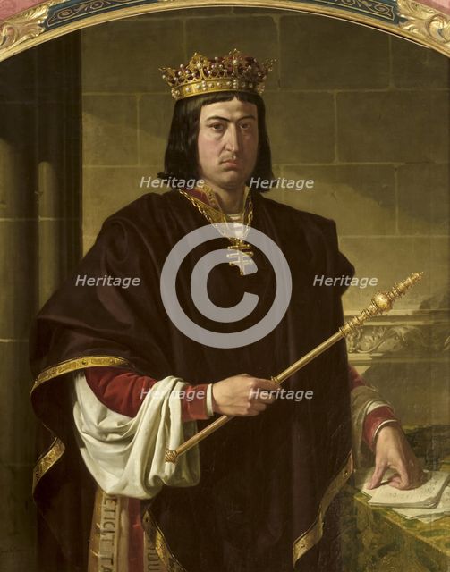 Portrait of King Ferdinand II of Aragon (1452-1516).