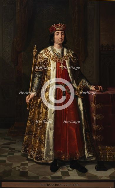 Portrait of King Ferdinand II of Aragon (1452-1516).