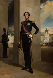 Portrait of King Ferdinand II of Portugal (1816-1885), 1845. Creator: Krumholz, Ferdinand (1810-1878)