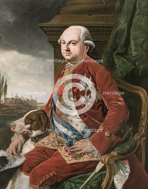 Portrait of King Ferdinand IV of Naples and Sicily (1751-1825), 1778-1779. Creator: Zoffani, Johann (1733-1810).