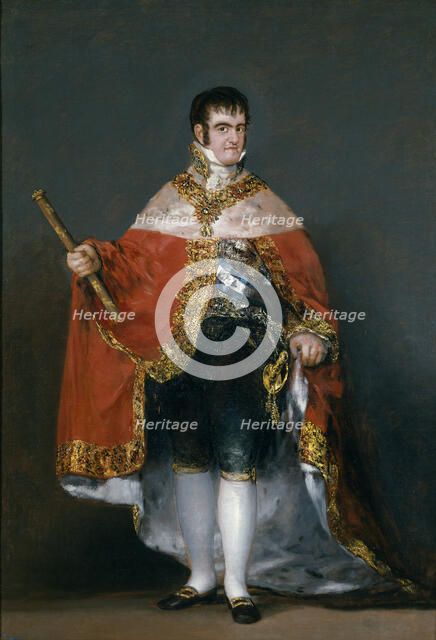 Portrait of King Ferdinand VII of Spain, 1815. Artist: Goya, Francisco, de (1746-1828)