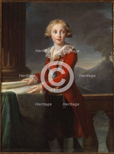 Portrait of King Francis I of the Two Sicilies (1777-1830) , 1790. Creator: Vigée Le Brun, Louise Élisabeth (1755-1842).