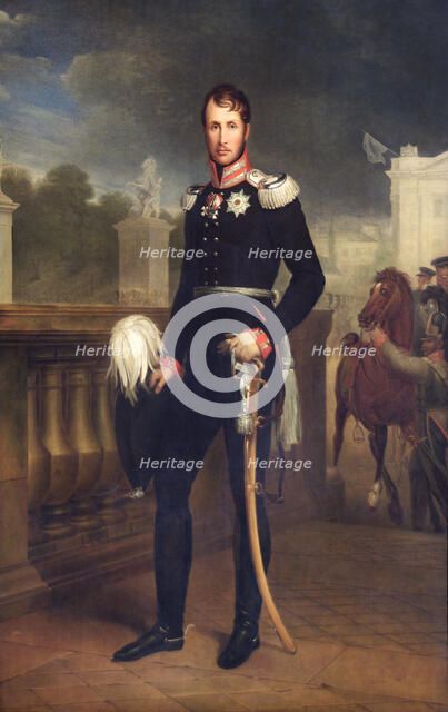 Portrait of King Frederick William III of Prussia, 1818. Artist: Wilhelm Friedrich Herbig.
