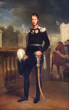 Portrait of King Frederick William III of Prussia, 1818. Artist: Wilhelm Friedrich Herbig
