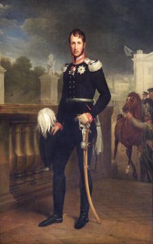 Portrait of King Frederick William III of Prussia, 1818. Artist: Wilhelm Friedrich Herbig