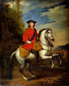 Portrait of King George I of Great Britain 1717. Artist: Sir Godfrey Kneller