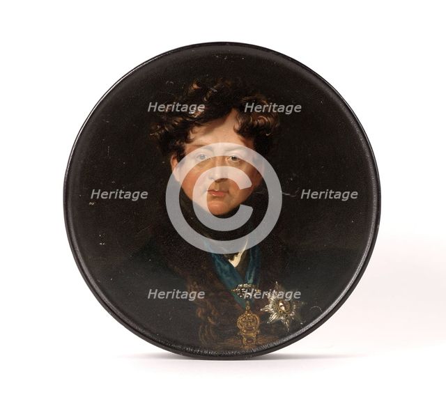 Portrait of King George IV,1822. Creator: Samuel Raven.