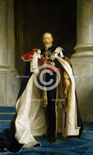 Portrait of King George V, 1928. Creator: Arthur Stockdale Cope.