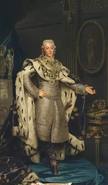 Portrait of King Gustav III of Sweden (1746-1792), 1777