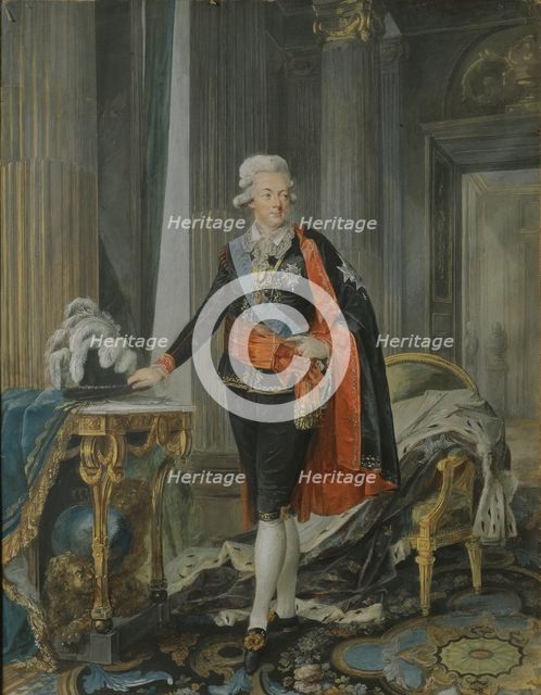 Portrait of King Gustav III of Sweden (1746-1792), 1792.