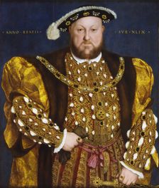 Portrait of King Henry VIII of England, 1540. Creator: Holbein, Hans, the Younger (1497-1543)