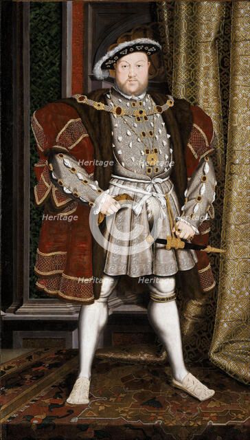 Portrait of King Henry VIII of England, 1537-1541.