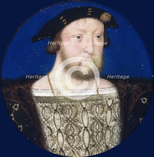 Portrait of King Henry VIII of England, ca 1526.