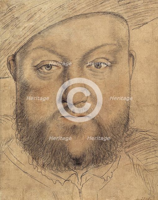Portrait of King Henry VIII of England, c.1540. Artist: Holbein, Hans, the Younger (1497-1543)