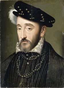 Portrait of King Henry II of France (1519-1559), 1547. Creator: Clouet, François, (School)