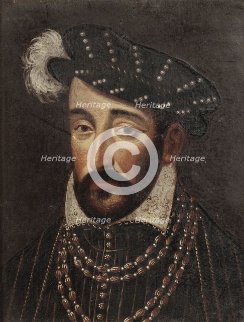 Portrait of King Henry II of France, 1683. Artist: Anonymous  