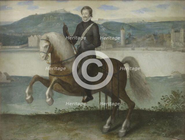 Portrait of King Henry IV of France (1553-1610), ca 1595. Creator: Anonymous.