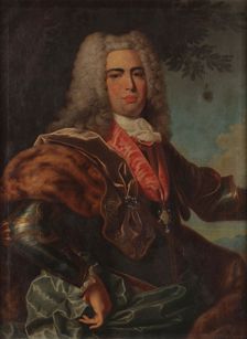 Portrait of King John V of Portugal (1689-1750), First half of the 18th century. Creator: Leoni, Carlos António (1701-c. 1777)
