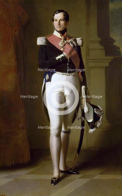 Portrait of King Leopold I of Belgium (1790-1865), 1847.