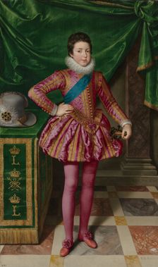 Portrait of King Louis XIII of France, 1611. Creator: Frans Pourbus (Flemish, 1569-1622)