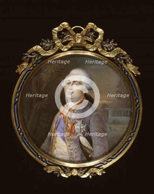 Portrait of King Louis XVI, late 18th century. Creator: Louis Marie Sicard.