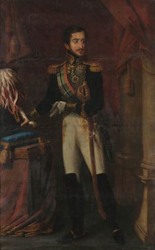 Portrait of King Miguel I of Portugal (1802-1866). Creator: Ribeiro, João Baptista (1790-1868)