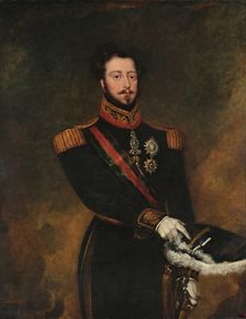 Portrait of King Pedro IV of Portugal (1798-1834), First quarter of 19th century. Creator: Sendim, Maurício José do Carmo (1786-1870)