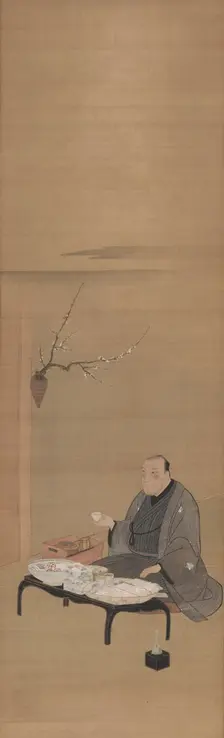 Portrait of Kinokuniya Bunzaemon, 19th century. Creator: Utagawa Toyokuni (Japanese, 1769-1825), attributed to