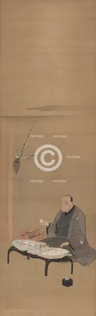 Portrait of Kinokuniya Bunzaemon, 19th century. Creator: Utagawa Toyokuni (Japanese, 1769-1825), attributed to.