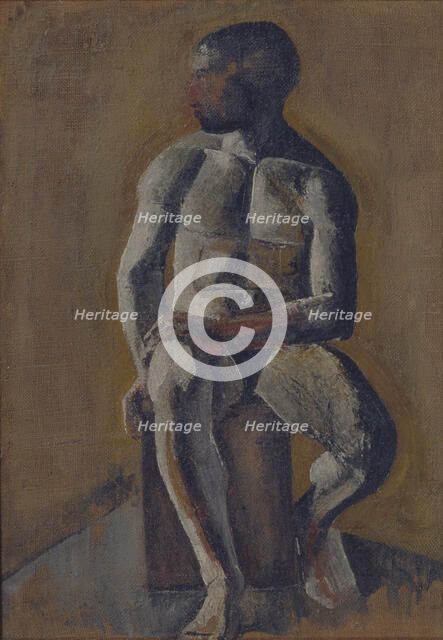 Portrait of Kirill Zdanevich (1892-1969), 1910s. Artist: Le Dantyu, Mikhail Vasilyevich (1891-1917)