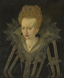 Portrait of Kirsten Munk, c1615. Creator: Jacob Van Der Doordt