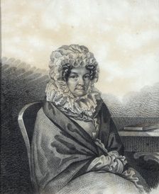 Portrait of Kleopatra Petrovna Nashchokina (1767-1828), née Nelidova, 1820s. Creator: Hampeln, Carl, von (1794-after 1880)
