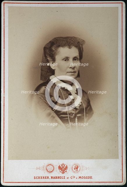 Portrait of Kleopatra Vasilyevna Kolyubakina, née Nashchokina, before 1862.