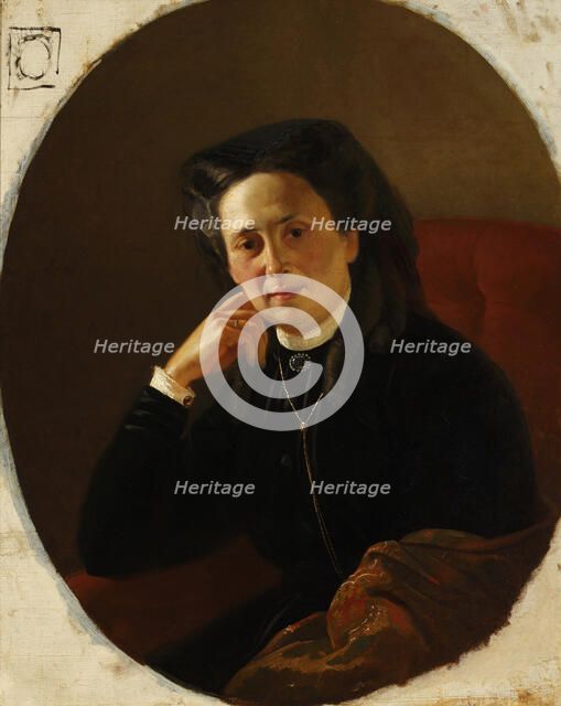 Portrait of Kleopatra Vasilyevna Kolyubakina, née Nashchokina, Early 1880s.