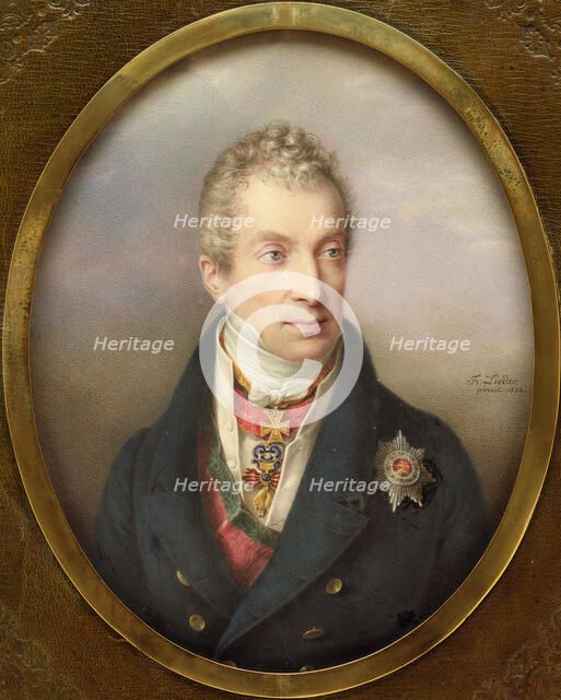 Portrait of Klemens Wenzel, Prince von Metternich (1773-1859), 1822.