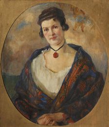 Portrait of Krasilnikova, 1910s