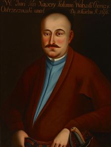Portrait of Ksawery Kolumna Walewski (?-1796), Ensign of Ostrzeszów, end of 18th century. Creator: Unknown