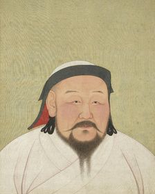 Portrait of Kublai Khan (1215-1294), c1294. Creator: Araniko (1244-1306)