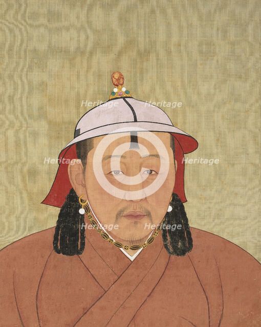 Portrait of Külüg Khan (1281-1311), 14th century. Creator: Chinese Master.