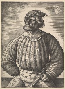 Portrait of Kunz von der Rosen, ca. 1515/1518. Creator: Daniel Hopfer
