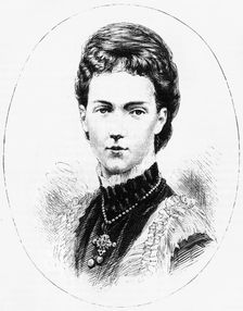 Portrait of H.R. H. The Princess of Wales c1891. Creator: James Grant