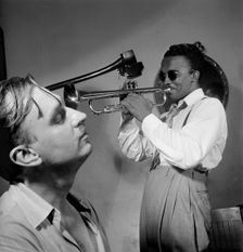 Portrait of Howard McGhee and Brick Fleagle, New York, N.Y., ca. Sept. 1947. Creator: William Paul Gottlieb