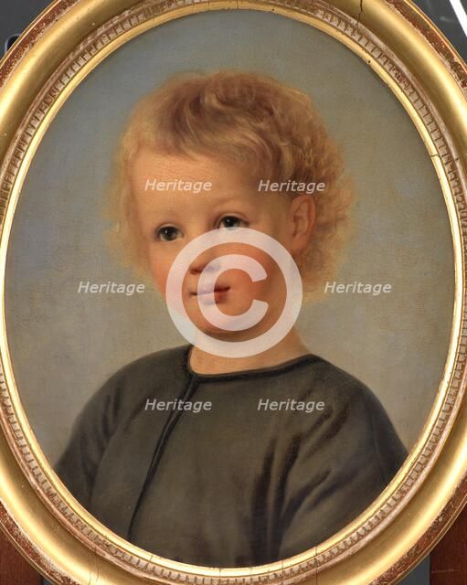 Portrait of Holger Aagaard Hammerich as a 4-year-old, 1849. Creator: Elisabeth Baumann.