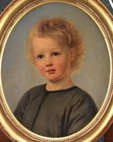 Portrait of Holger Aagaard Hammerich as a 4-year-old, 1849. Creator: Elisabeth Baumann